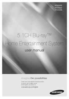 Samsung HT E 5530 manual. Camera Instructions.